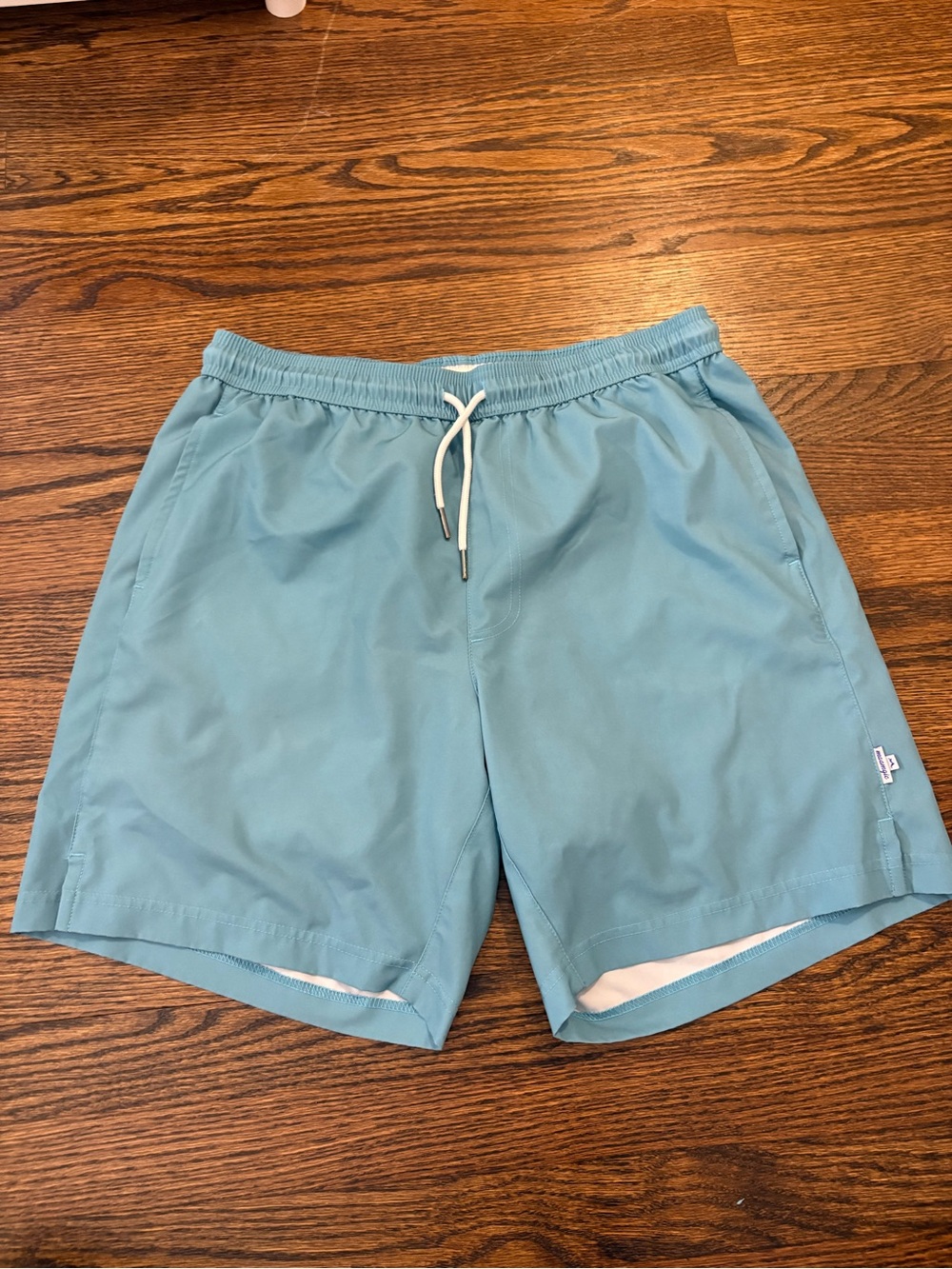 Teal Swim Trunks
